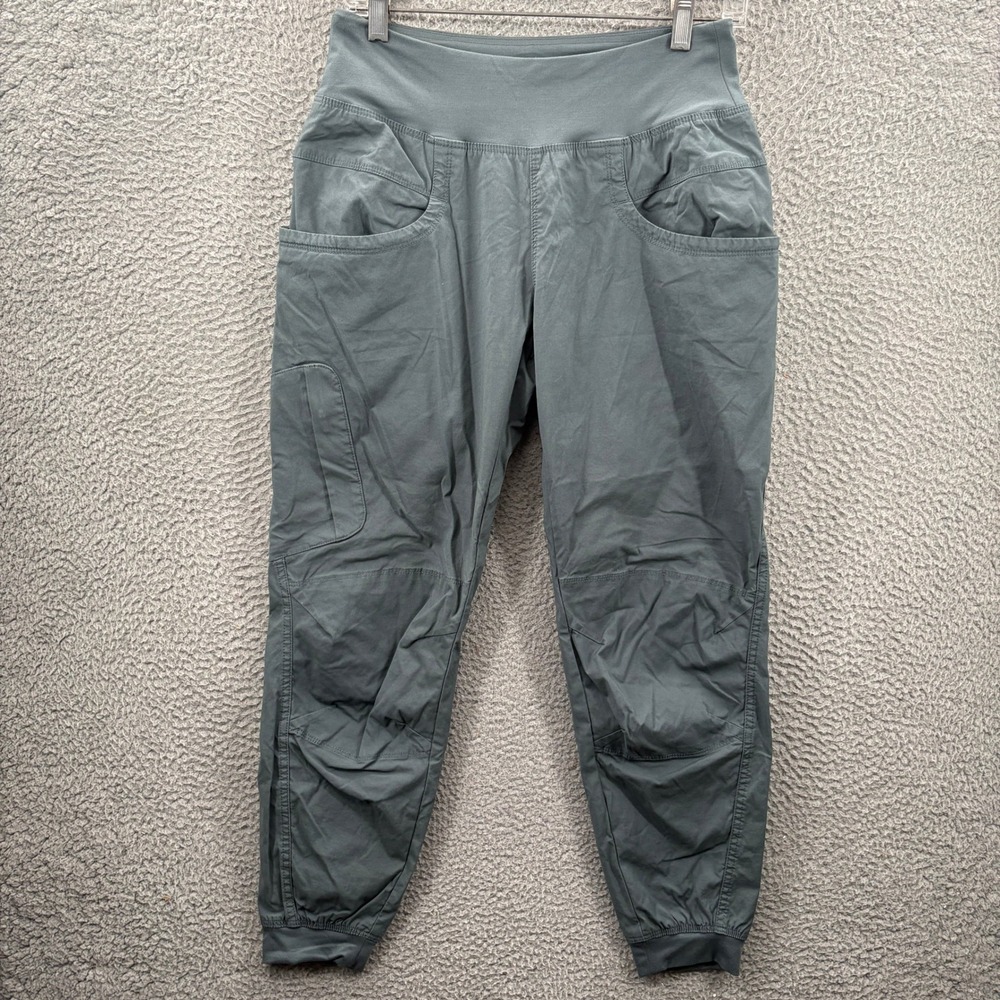 Prana Jogger Pants Women Small Gray Kanab Climbing Hiking Outdoor Utility